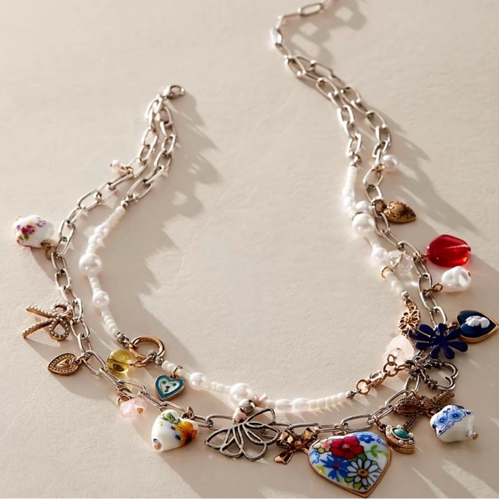 Free People Maxamillion Charm Necklace